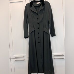 Le Chateau Charcoal Long Sleeve Dress